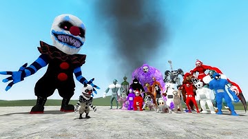 Clown Gremlin+Frenzy -Goliath Clown DARK DECEPTION VS Slendytubbies in Garry