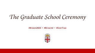 Class of 2020 Graduate School Ceremony (2022)