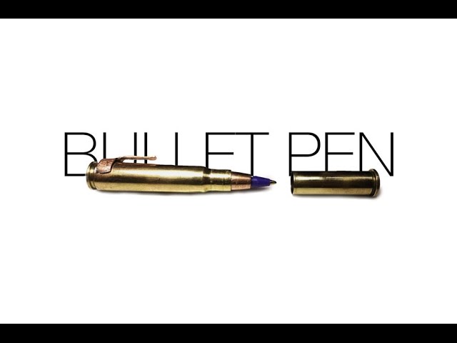 How to make a bullet pen. Full Tutorial. 