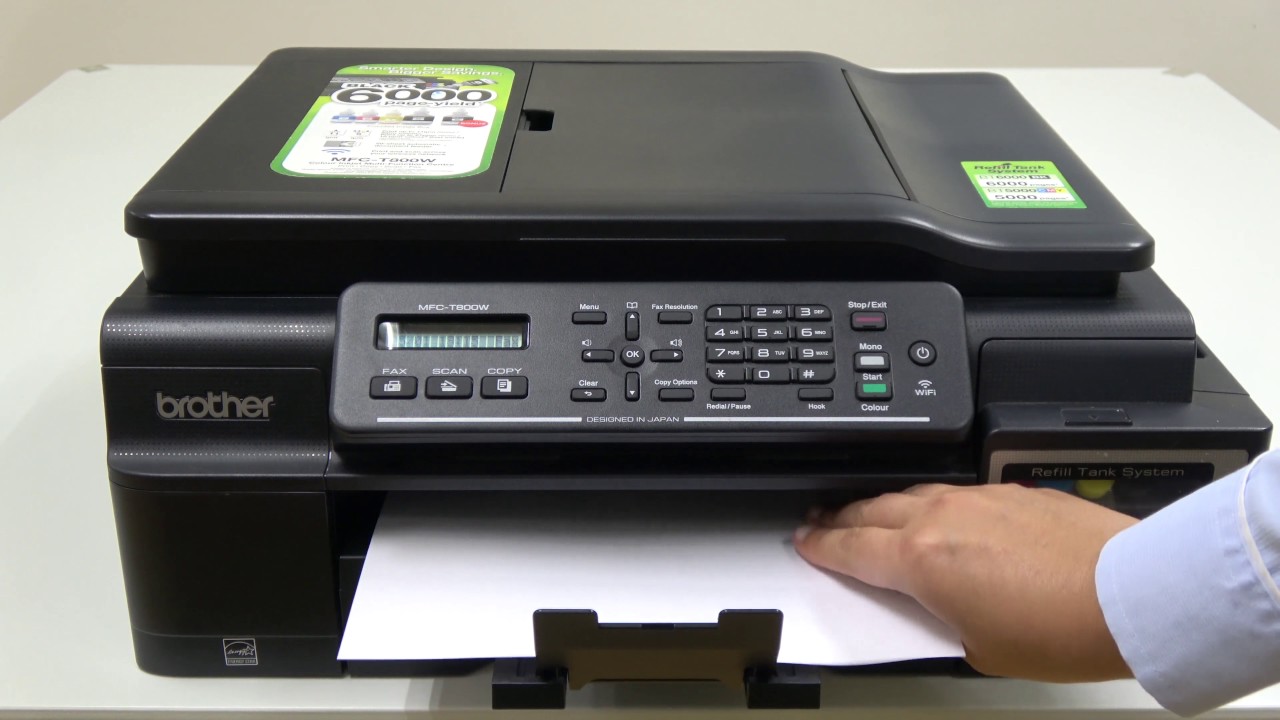 Brother Driver Dcp-T500W : Brother Dcp T500w Ink Refill Tank Printer Hands On Review - Print ...