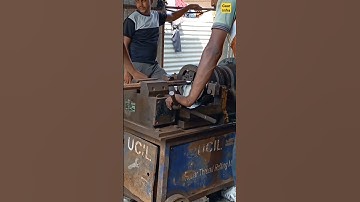 TMT Bar steel Threading & Coupling machine🔥 #construction #building #civilengineer