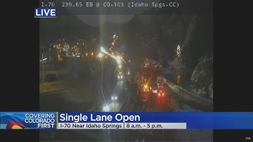 Traffic Alert: Westbound Lane Through I-70 Mountain Corridor To Be Closed