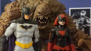 DC multiverse mcfarlane rebirth Batman from the Amazon Batwoman and Clayface 3 pack figure review