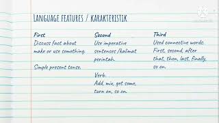 PROCEDURE TEXT | definition, language features, generic structure | part 1