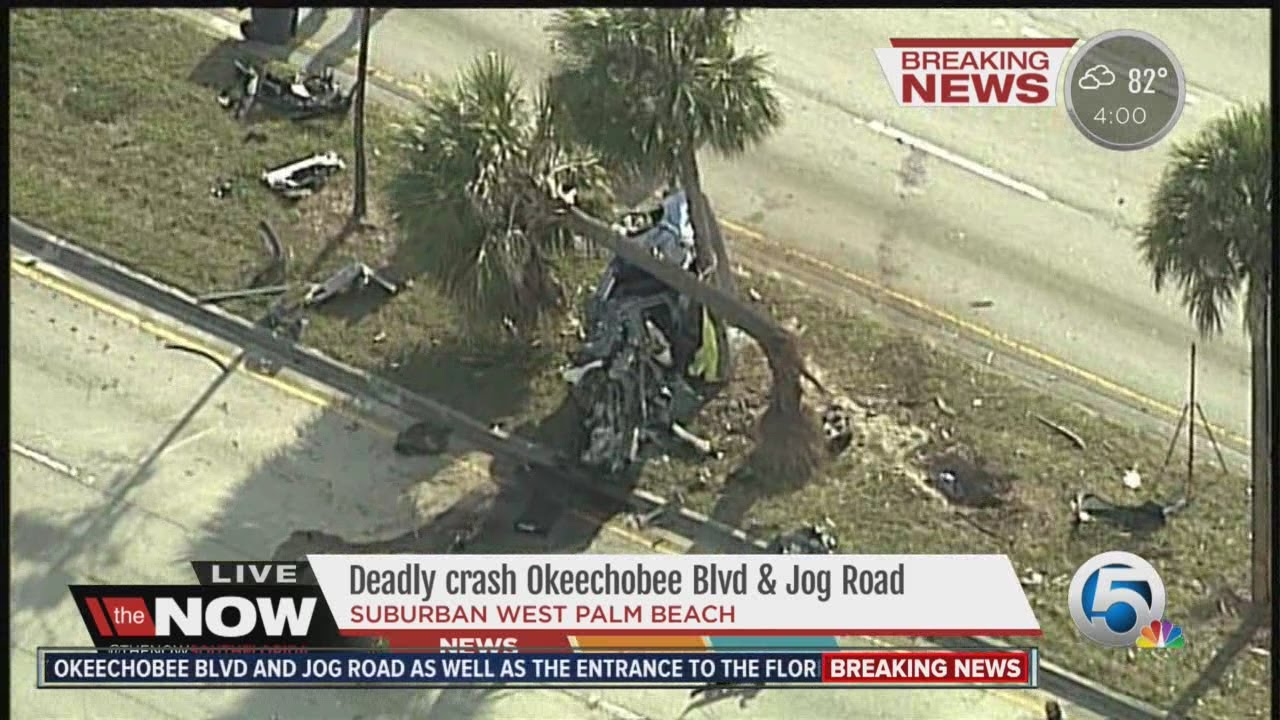 Deadly crash in suburban West Palm Beach - YouTube