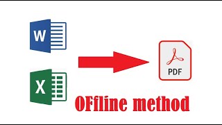 easy word  excel to pdf conversion | convert documents to pdf quicklyWord, Excel to PDF quickely