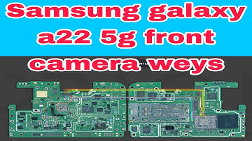 Samsung galaxy a22 5g front camera problem solution// all track @techmobile007