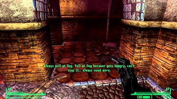 Fallout NV Dead Money Walkthrough, Part 6: Bonding with Dog and Fighting (1080p HD Gameplay)