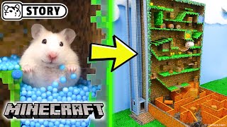 Minecraft hamster maze 🐹 Vertical maze Terraria 🐹 Homura Ham