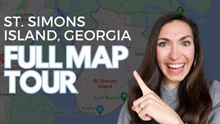 Moving to ST. SIMONS ISLAND Georgia MAP TOUR part 1
