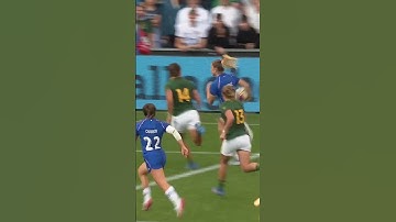 LOOK AT HER GO! ⚡ #Rugby #RWC2025 #Shorts