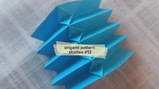 Origami pattern studies #12