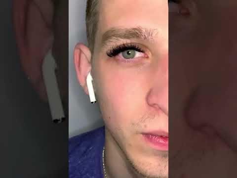 Мужское наращивание ресниц