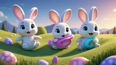 Five Little Bunnies Jumping on the Ground | Counting & Action Song for Kids | Nursery Rhymes