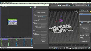 Tutorial 8   How to simulate rain in 3DS MAX using tyflow over a terrain and buildings