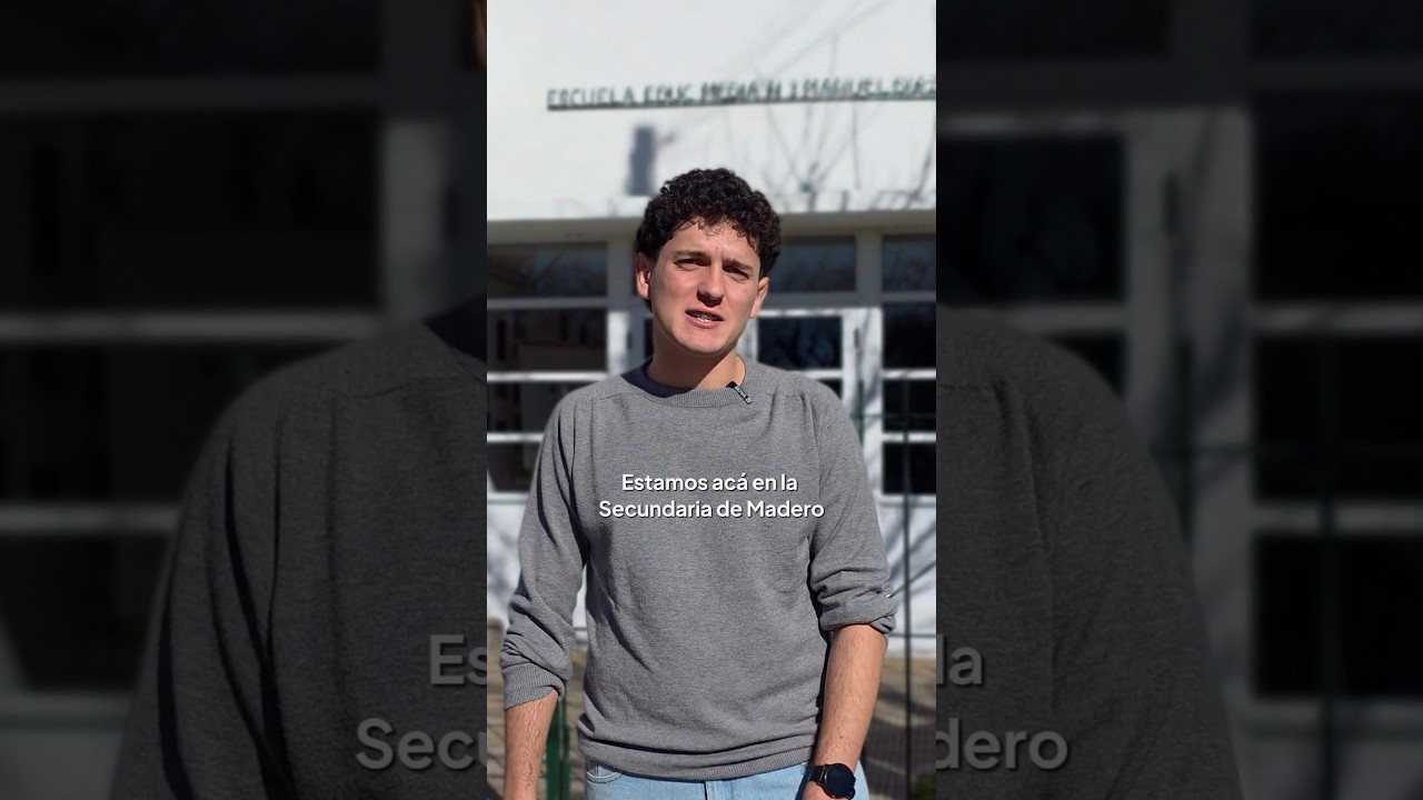 Tomás pensó, trabajó y presentó un proyecto #Becas #PoderEstudiar #pehuajo #shorts