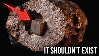 Scientists Found a Metal Cube Buried Inside a Meteorite That Shouldn't Exist News