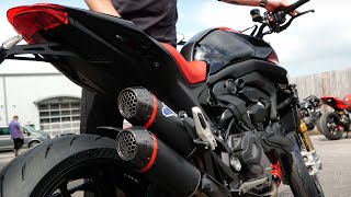 New 2023 Ducati Monster SP Walkaround + Exhaust Sounds #Ducati