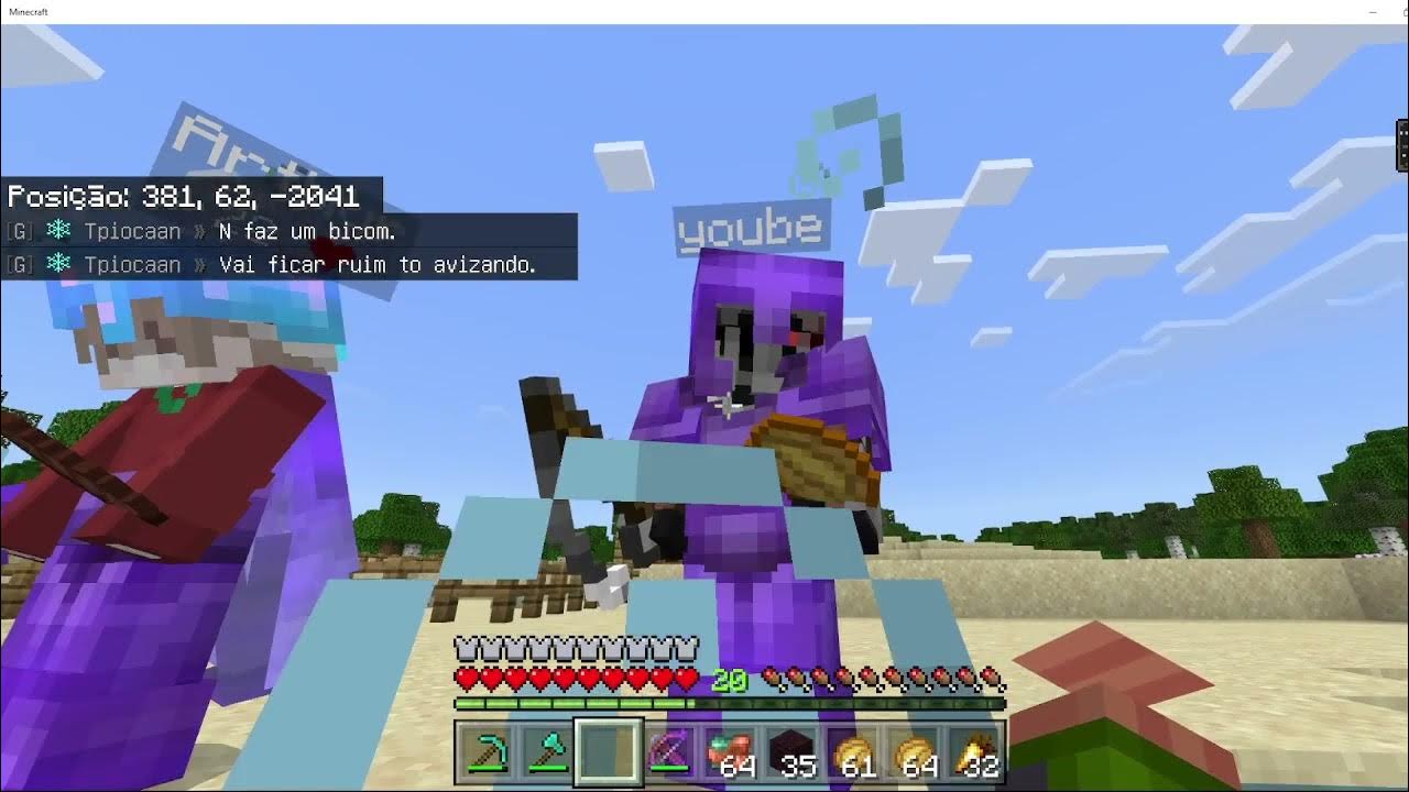 minecraft server survival java e bedrock - YouTube