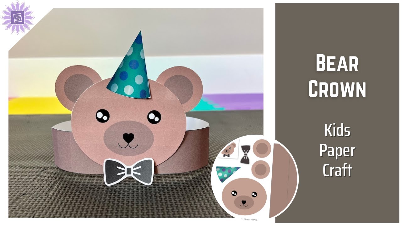 5 Minute Paper Crown for Kids - Mamma Bear Says