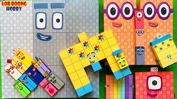 Meet Numberblocks NEW 1505 Puzzle Tetris Shape| ASMR chirping of birds