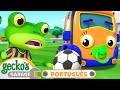 Um Jogo Justo de Futebol | 1 HORA DO GECKO! | Desenhos Animados Infantis em Português