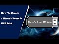 How to run the hirens bootcd 152 from a usb flash drive