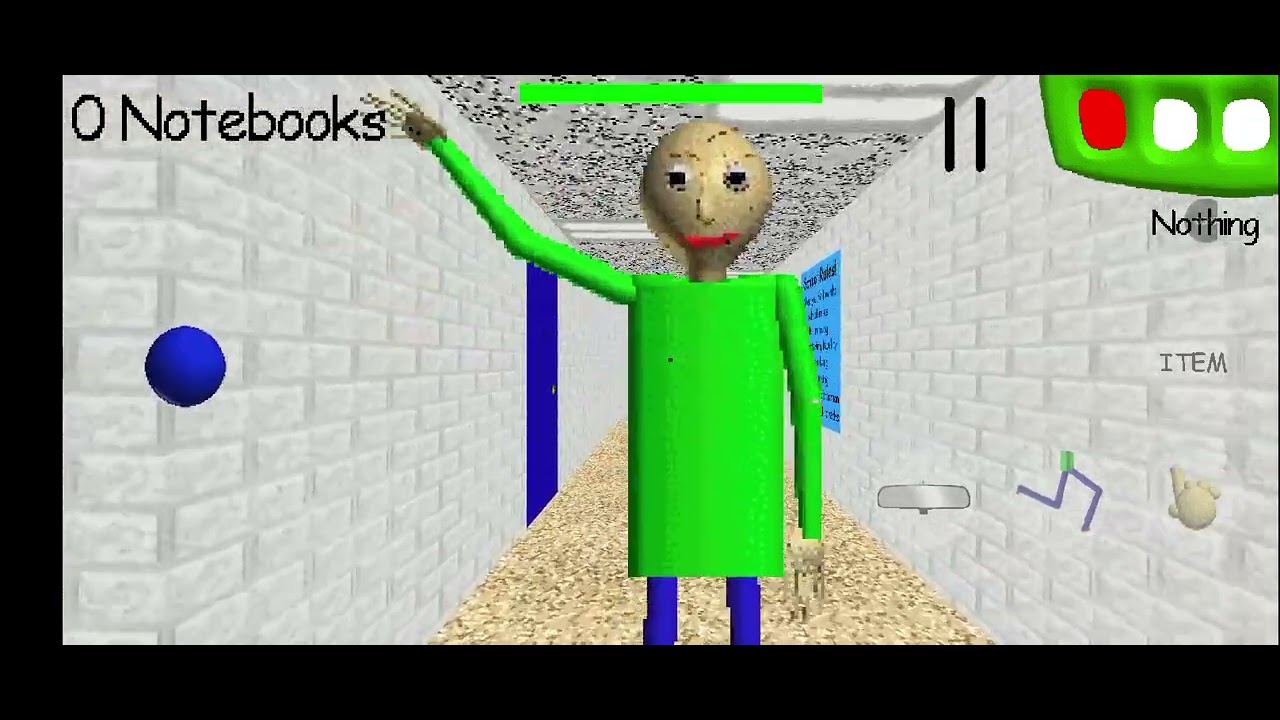 Jogando baldi's P.T2