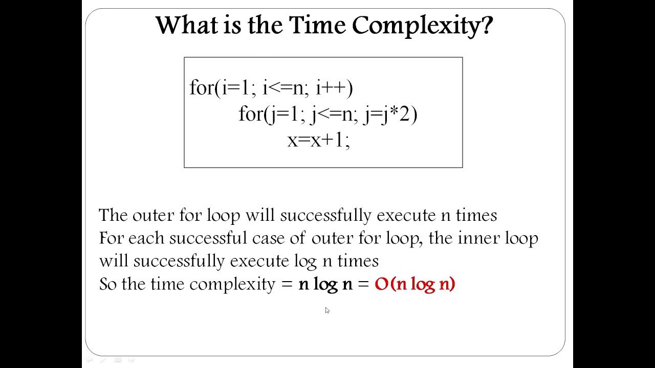 Time Complexity Calculation: Some Examples - YouTube