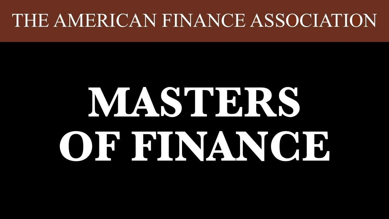 Masters of Finance Introduction YouTube Masters of Finance Introduction YouTube