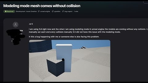 5.6 Modeling Mode Mesh Collision Fix