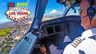 Piloting the Airbus A330 into Las Vegas