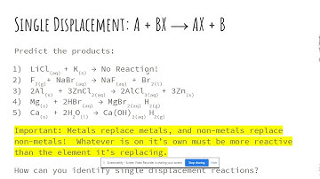 Video tutorial predicting products part 3