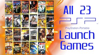 A Look at All 23 PSP Launch Games