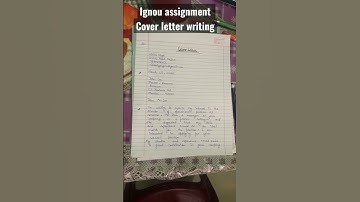 Write covering letter to employeeoutlining ur positive trait ignou assignment #ignousolvedassignment