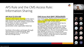 LIVE w/ ACL: APS Final Rule Maltreatment/Self-Neglect Definitions & Coordination w/ Medicaid Offices