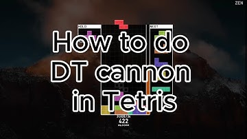 DT cannon tutorial