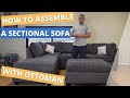 How To Assemble A Sectional Sofa With Ottoman