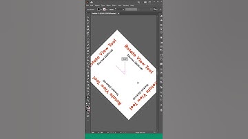 How to use Rotate view Tool in Illustrator #tutorial #shorts
