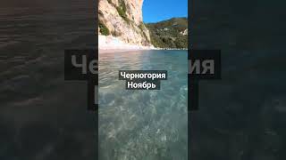 Черногория температура воды в ноябре