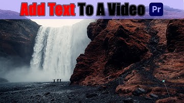 How to Add Text to a Clip / Video in Premiere Pro CC With English Sub
