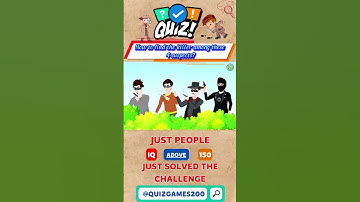 How to find the killer among these 4 suspects? #IQChallenge #Puzzle #Wisdom #quizgames  #brainteaser