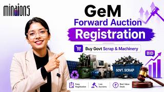 Earn from Govt Scrap! GeM Forward Auction Buyer Registration Full Process