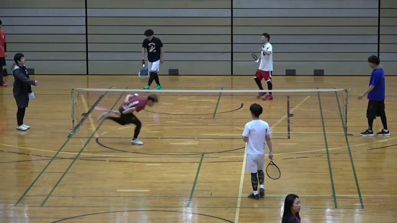 2025年　猫's arkミニテニスクラシック2025　POOL A　3位決定戦　男子　佐藤伊儀ペアvs山口後藤ペア