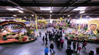 2012 Rose Bowl Floats - Video Time Lapse