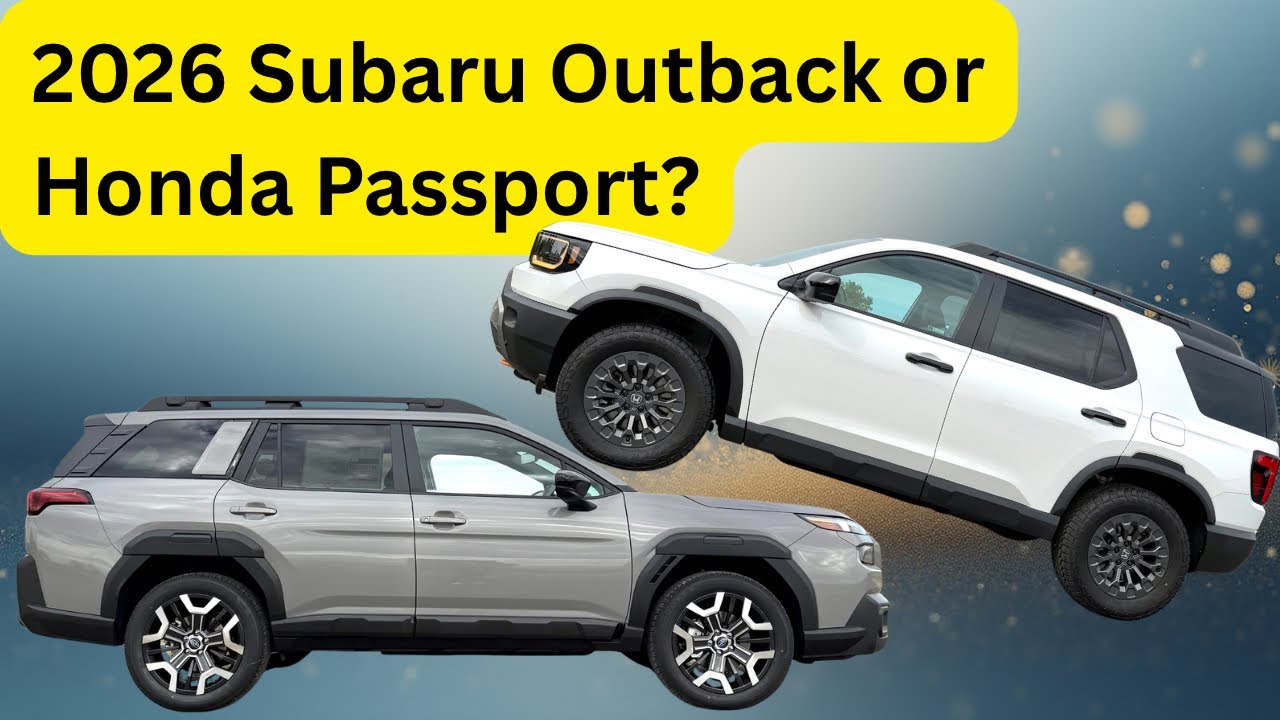 Subaru Outback 2026 года против Honda Passport 2026 года | Честный сравнительный обзор!