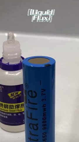 Liquid Solder Flux - Soldering 18650 Li Ion Batteries