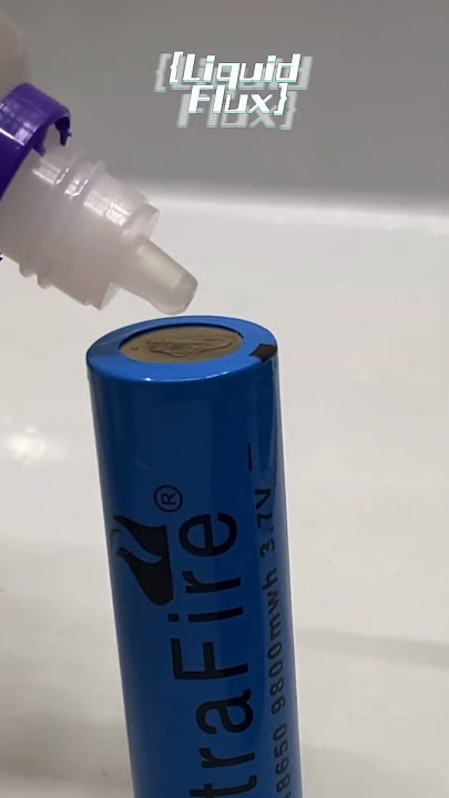 Liquid Solder Flux - Soldering 18650 Li Ion Batteries