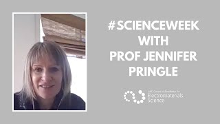 #ScienceWeek with Prof Jennifer Pringle