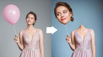 Balloon Head Photo manipulation tutorial | Fun and Easy!